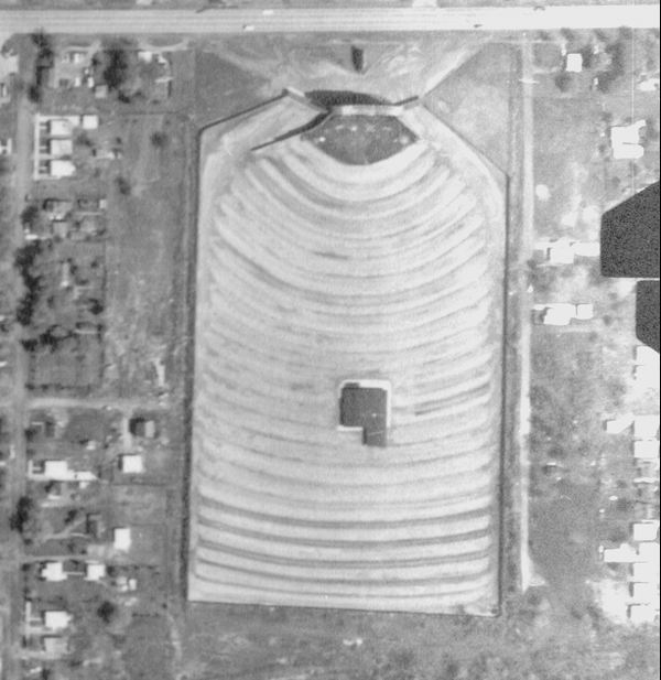 Jolly Roger Drive-In Theatre - Old Aerial (newer photo)